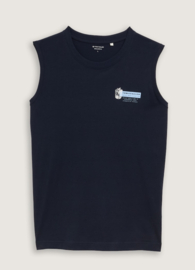 Tom Tailor tanktop 1046749 sky captain blue