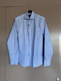 Pre end blouse LM Oscar brunnera blue