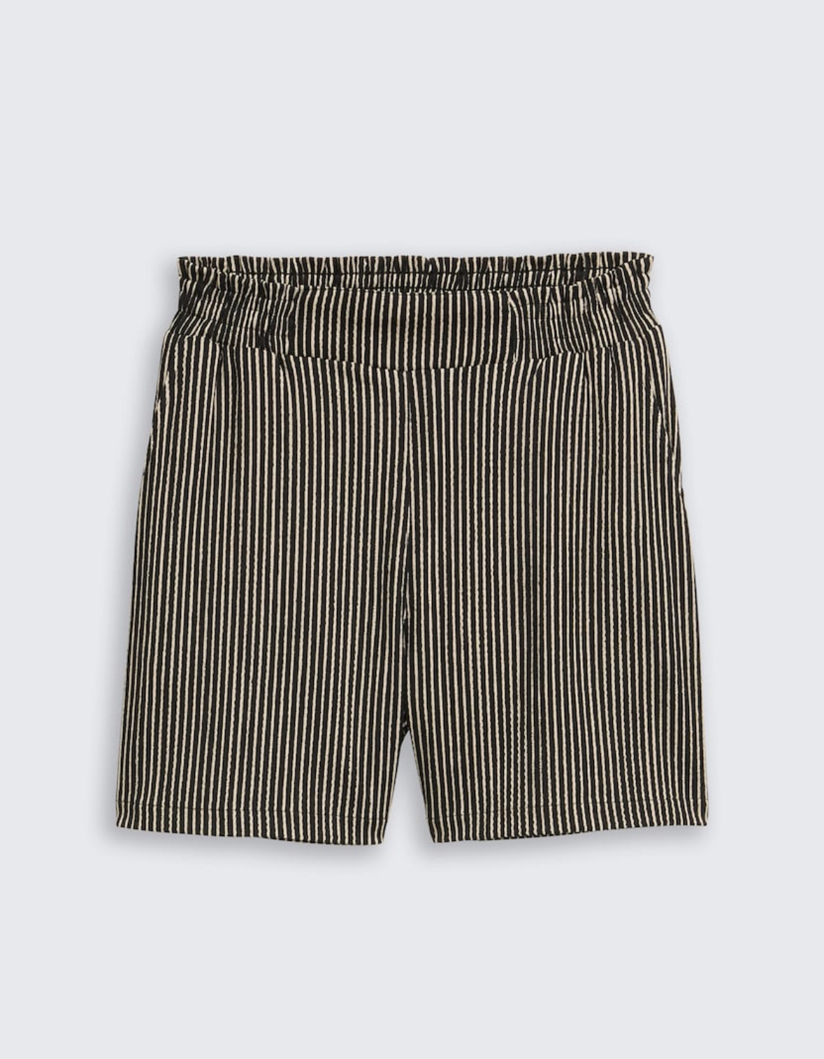 Tom Tailor  korte broek 1046825 black beige stripe