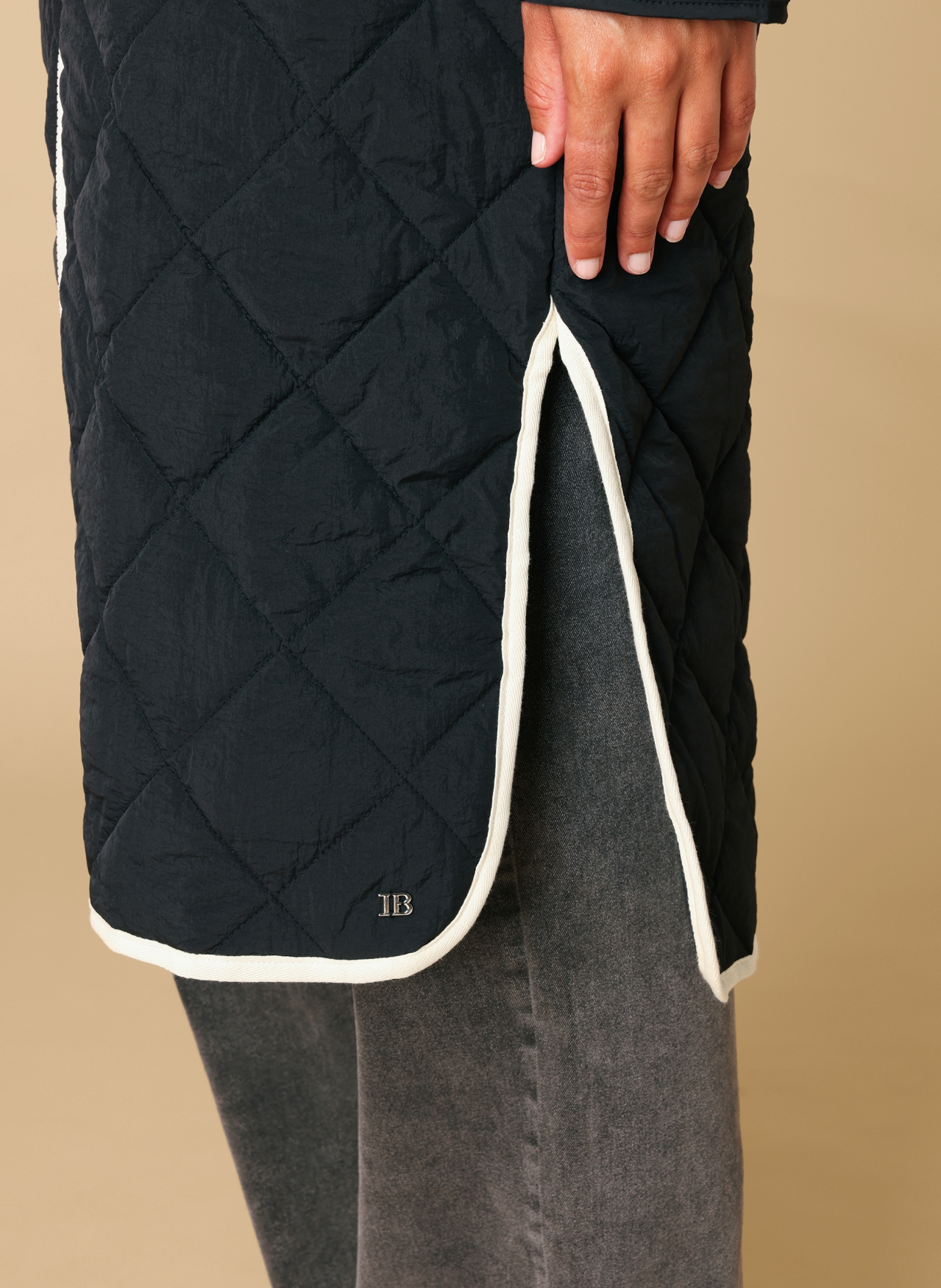 Ivy Beau gewatteerd Jas 4200635 black