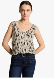 Tom Tailor hemd 1050476 sand stone abstract