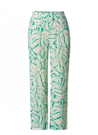 Ivy Beau broek mirte off white multi