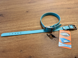 Outlet: BioThane® halsband 19mm met RVS