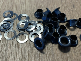 Eyelets zwart ø 5,2 mm