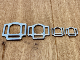 Halsterring 3-way zilver