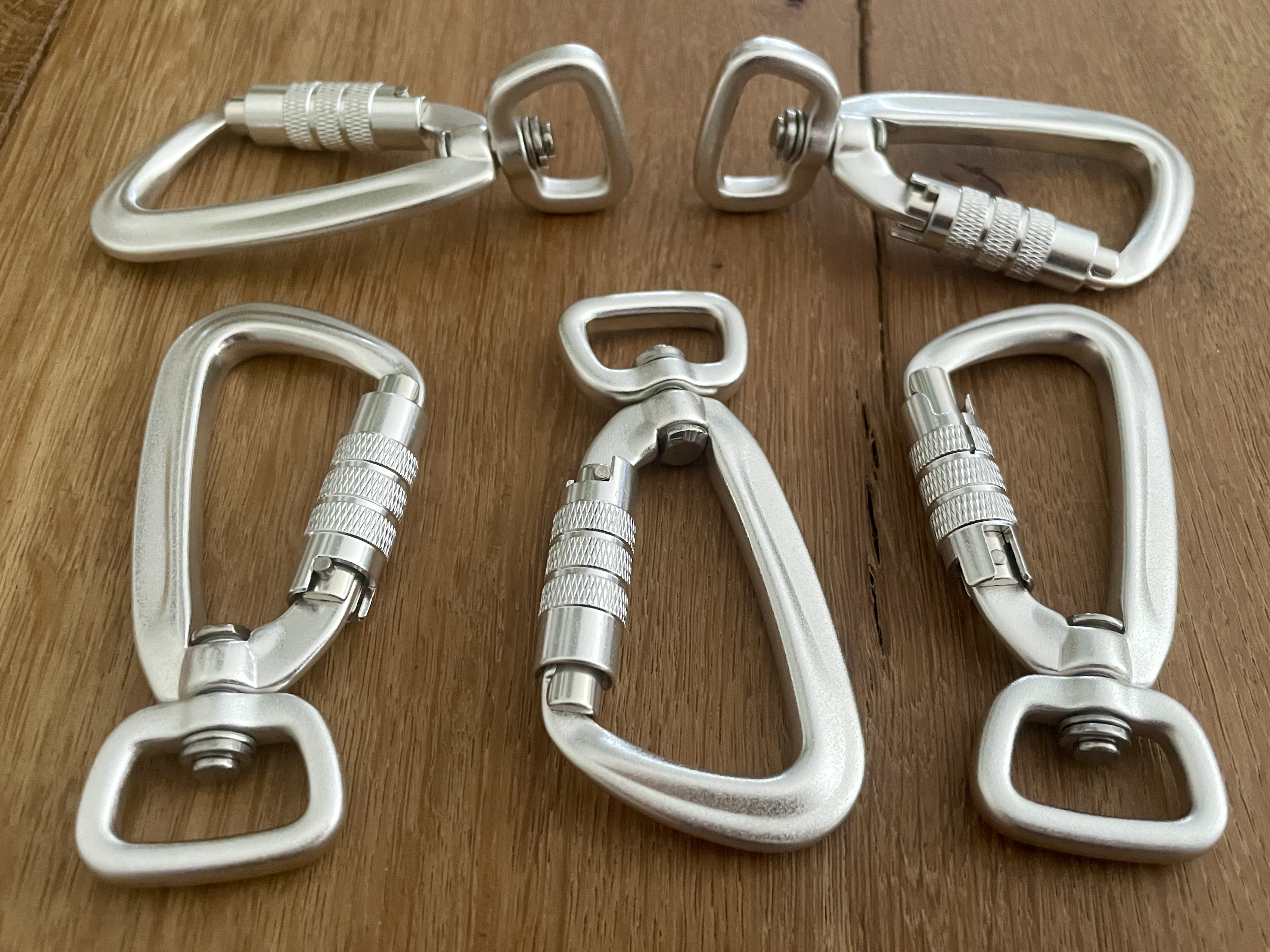 Aluminium karabijnhaak 86mm - ☐20mm