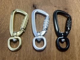 Aluminium karabijnhaak Goud - ◯16mm