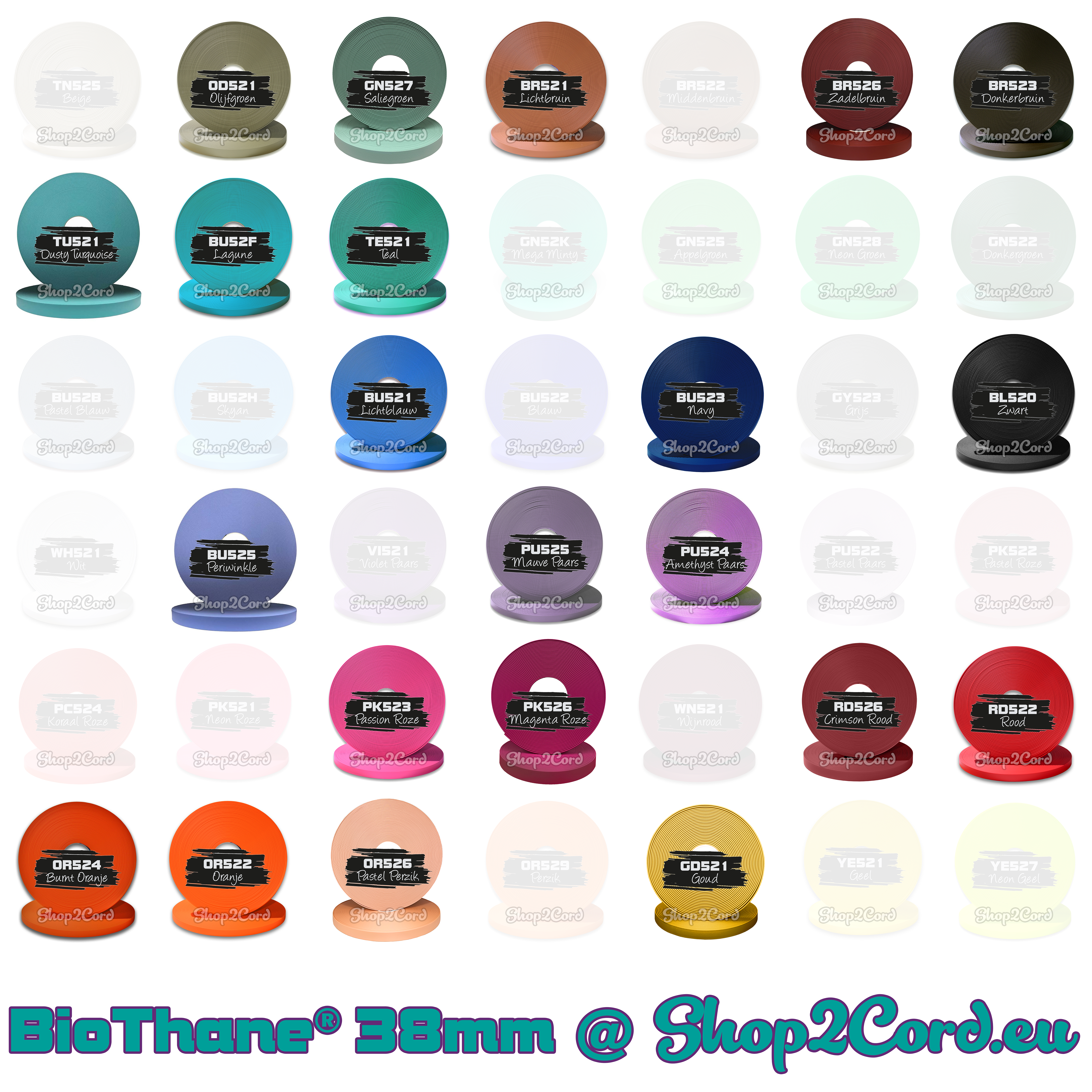 BioThane® 38mm p/meter ( 1½ " )