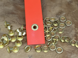 Eyelets messing ø 5,2 mm