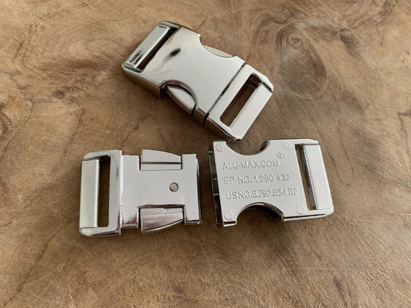 ALU-MAX® Aluminium Silver Buckle 26mm (1)