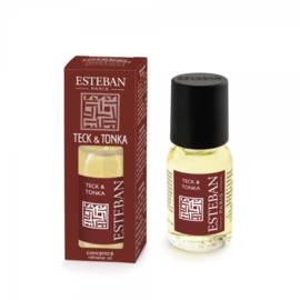 Esteban Classic Teck & Tonka Essentiële Geurolie - 15 ml