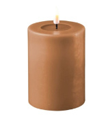 Caramel LED Candle  7,5 * 10 cm