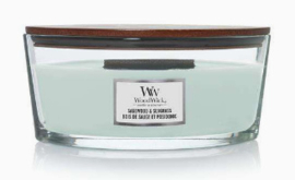 Sagewood & Seagrass Ellipse Candle