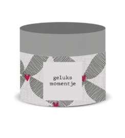 ZUSSS SCRUB 250GRAM GELUKSMOMENTJE ANTRACIETGRIJS/ROZE ROOD