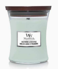 Sagewood & Seagrass Medium Candle