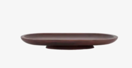 Ovalen stylingsbord hout