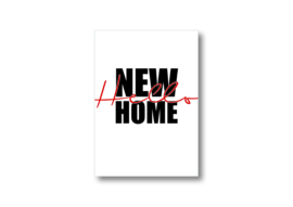 Hello new home || Ansichtkaart