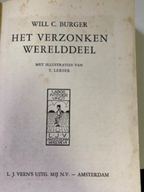 Het verzonken Werelddeel | Will C. Burger | 1932 |  Kinderboek | Amsterdam | L.J. Veen |
