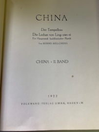 Shriften _ Reihe Kulturen der Erde Material zur Kultu- und Kunstgeschichte aller Völker | Band lV u. V China | 1922 | von Bernd Merlchers |