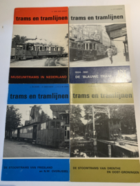 Trams en Tramlijnen | Div. Auteurs | 6 delen | Uitg.: Wyt, Rotterdam |