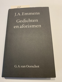 Gedichten en aforismen (1980) - Kunsthistorische opstellen I (1981) | J.A. Emmens | Uitg: G.A. van Oirschot Amsterdam |