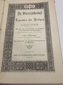 De Sterrenhemel of Legenden der Heiligen | Alban Stolz | 1891 | Uitg.: Boek en Steendrukkerij Joseph Splichal Turnhout |