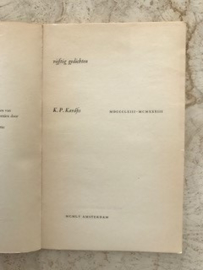 K.P. Kaváfis: Vijftig gedichten 1863-1933 – De Beuk/Amsterdam – 1955