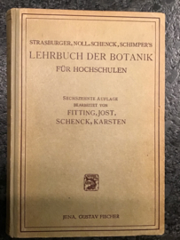 Dr. H. Fitting, Dr. L. Jost, Dr. H. Schenk, Dr. G. Karsten | Lehrbuch der botanik für hochschulen | 1923 | Jena Verlag von Gustav Fischer |