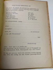 De ontmoeting  | A. Coolen | 1947 | Geschenk ter gelegenheid van de Nederlandsche Boekenweek 1-8 mrt 1947 | Uitgave van de vereniging  ter bevordering van de belangen des Boekhandels |