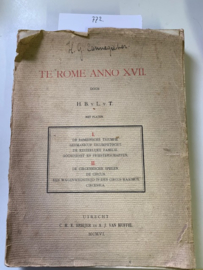 Te Rome | H. B. v. L. v. T. | met platen | Utrecht | C. H. E. Breijer en A. J. van Huffel |