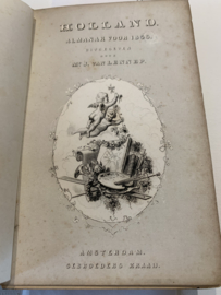 Gastmaal aan 't strand | Holland, Almanak voor 1855 | LENNEP, MR.J.VAN | ill.: Ornament | Uitgev.; Gebroeders Kraay, Amsterdam