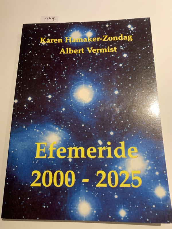 Efemeride 2000-2025 | Karen Hamaker-Zondag, Albert Vermist | 2002 | 2e Druk | Uitgever:	Ankh - Hermes , Deventer | ISBN 9789020282108 |