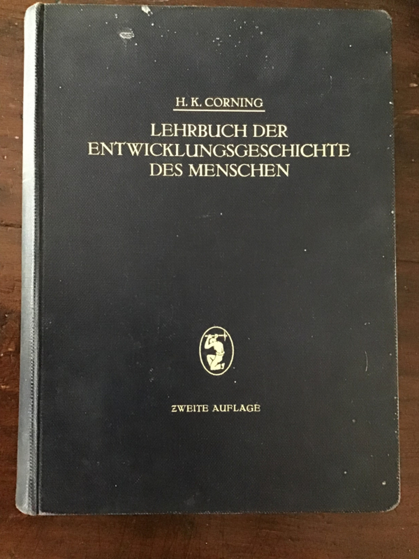 Dr. H.K. Corning | Lehrbuch der entwicklungsgeschichte des menschen | J.F. Bergman | 1925 |