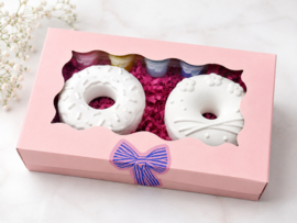 Donut gipsfiguurtjes schilderen