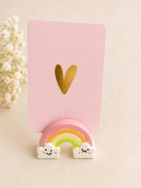 Gips schilder traktatie – Regenboog & Wolkje