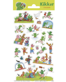 Kikker stickervel