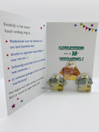 18 jaar geld kado