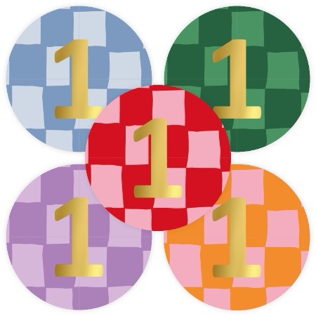 Stickers leeftijd- cijfers