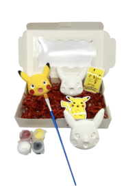 Pokemon gipsfiguurtjes schilderen