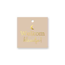 Kado label Welkom Kleintje