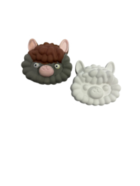 Alpaca gipsfiguurtjes schilderen