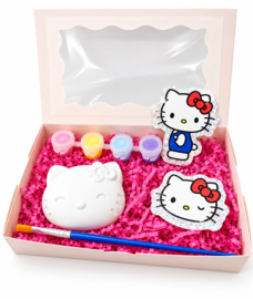 Hello Kitty gipsfiguurtje schilderen