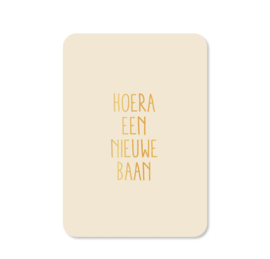 Kaart - Hoera een nieuwe baan