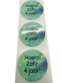 Sticker Blauw - Groen