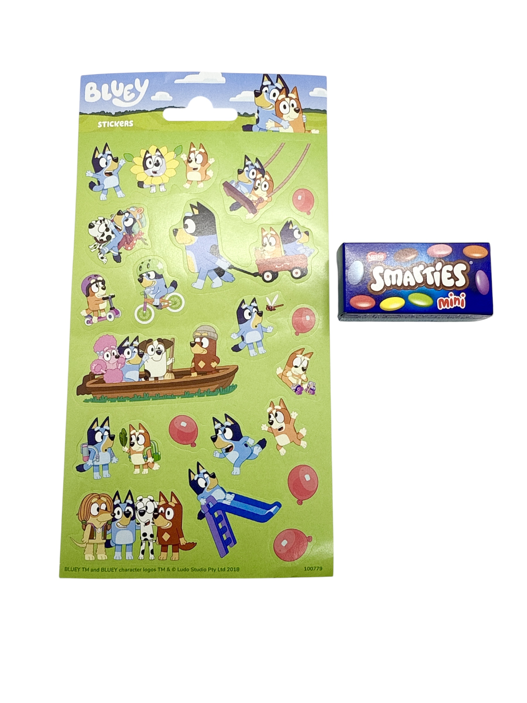 Bluey stickervel