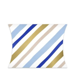 Gondeldoosje goud/blauw