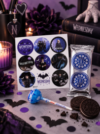 Wednesday traktatie — Stickervel met Oreo & lolly
