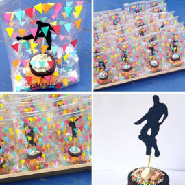 Fortnite cupcake prikkers