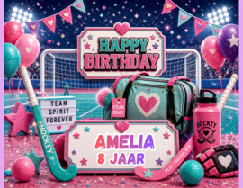 Hockey chips traktatie met naam