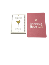 Jij bent de liefste Juf